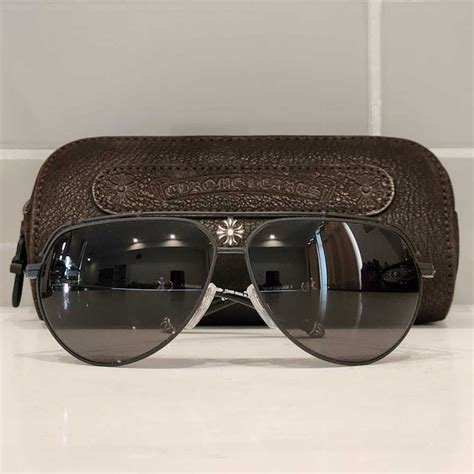 chrome hearts kufannaw ii replica|Chrome Hearts KUFANNAW II Aviator Sunglasses .